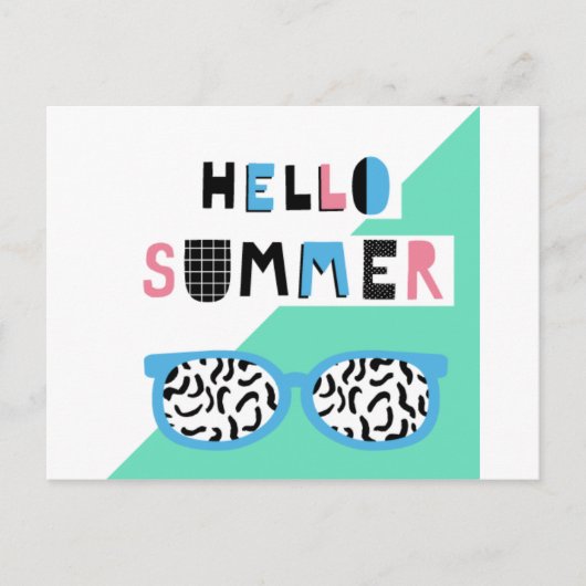 hallo zomerBriefkaarten Briefkaart (Voorkant)