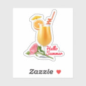hallo zomercontour sticker (Vel)