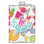 hallo zomerfles heupfles (Achterkant)