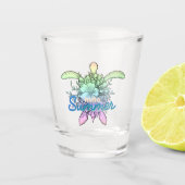 hallo zomerschildpad shot glas (Voorkant)