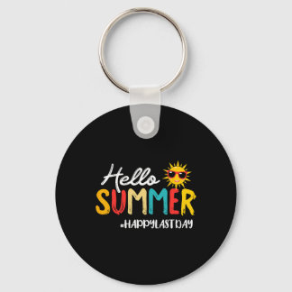 hallo zomerse gelukkige dag schoollerarenstudie sleutelhanger