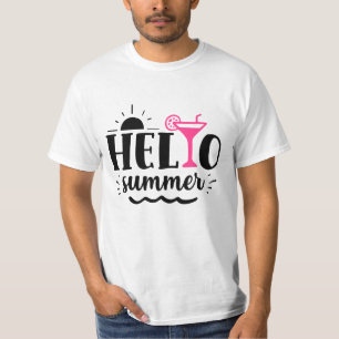 hallo zomertypografie citeerde tshirts
