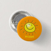 hallo zon ronde button 3,2 cm (Voorkant /achterkant)