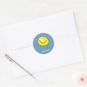 hallo zon ronde sticker (Envelop)