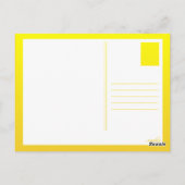 hallo zonnebloem briefkaart (Achterkant)