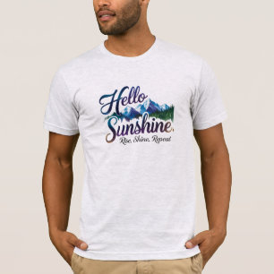 Hallo Zonneschijn – Ademhalen. Schijnen. Herhalen. T-shirt