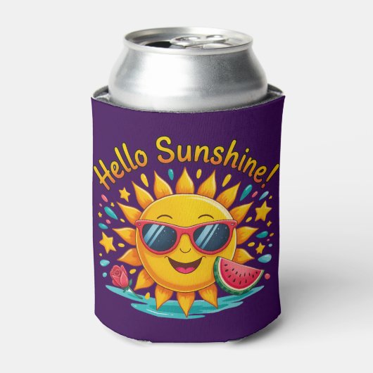 Hallo Zonneschijn Blikjeskoeler (Blikje Voorkant)