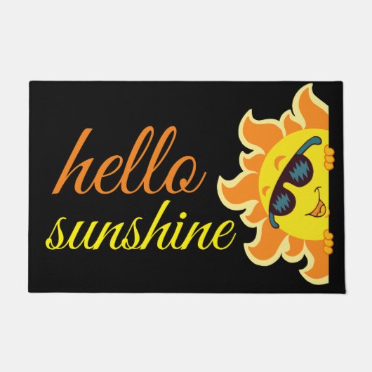 Hallo Zonneschijn Deurmat (Voorkant)