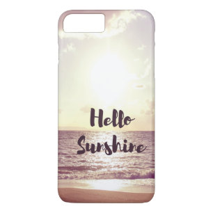 "Hallo Zonneschijn" Fotoquote iPhone 8 Plus / 7 Plus Hoesje