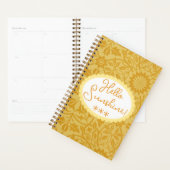 Hallo Zonneschijn Gouden Gele Bloem Planner (Display)