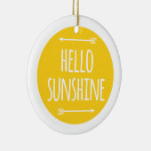 hallo zonneschijn keramisch ornament (Rechts)