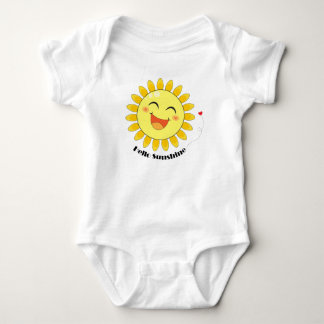 Hallo Zonneschijn Mooie Zon Doodle Positieve Vibe Romper