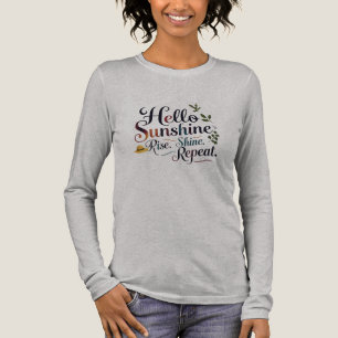 Hallo Zonneschijn, Natuur's Roep. Sta Op. Schijn. Tri-Blend Shirt