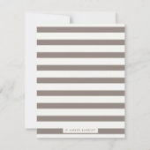 Hallo Zonneschijn Papierwinkel - Houtskool Notitiekaartje (Achterkant)