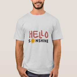 Hallo Zonneschijn, Zonnestralen, Zomervibes T-shirt