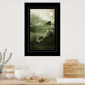 hallo zwart poster (Keuken)