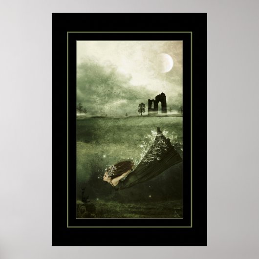 hallo zwart poster (Voorkant)