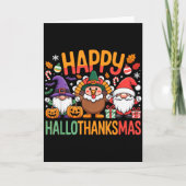 Hallothanksmas Dental Istant Funny Tooth Christmas Kaart (Voorkant)