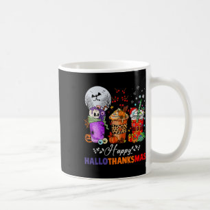 Hallothanksmas Gnomes Halloween Thanksgiving Merry Koffiemok