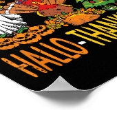 Hallothanksmas Halloween Thanksgiving Christmas  Poster (Hoek)