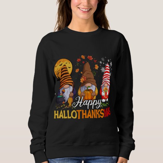 Hallothanksmas Kerstmis Herfst Trui (Voorkant)