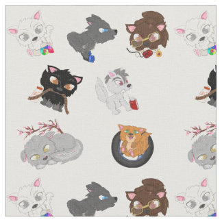 Hallow Brothers Fabric Stof