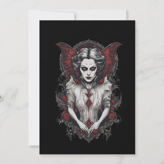 Halloween 13 vampier, b, eng monster, horror, kaart (Voorkant)