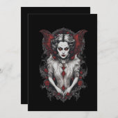 Halloween 13 vampier, b, eng monster, horror, kaart (Voorkant / Achterkant)