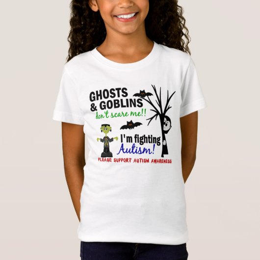 Halloween 1 autisme t-shirt (Voorkant)