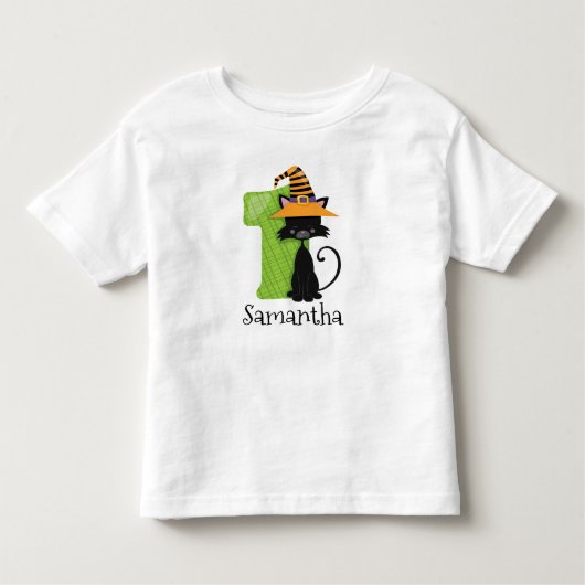 Halloween 1e Verjaardag Leeftijd Kinder Shirts (Voorkant)