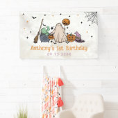 Halloween 1e verjaardag spandoek (Insitu)