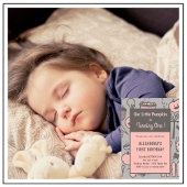 Halloween 1er anniversaire invitations automne cit