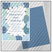 Halloween 1er anniversaire invitations automne cit