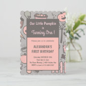 Halloween 1er anniversaire invitations automne cit (Debout devant)