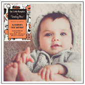 Halloween 1er anniversaire invitations automne oct