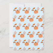 Halloween 1er anniversaire Invitations Octobre Cit (Dos)