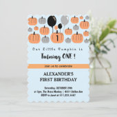 Halloween 1er anniversaire Invitations Octobre Cit (Debout devant)