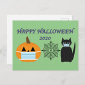 Halloween 2020 briefkaart (Voorkant / Achterkant)