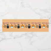 Halloween 2020 waterfles etiket (Enkel label)