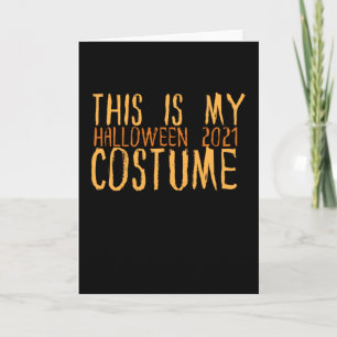 Halloween 2021 - Funny Halloween Costume Kaart