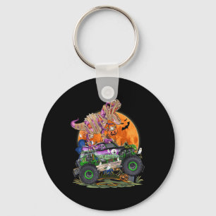 Halloween 2023 Dinosaur Skelet T rex Scary Pumpk Sleutelhanger