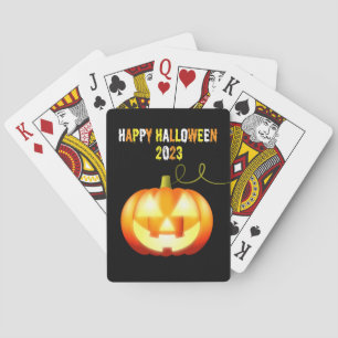 Halloween 2023 Pompoen Pokerkaarten