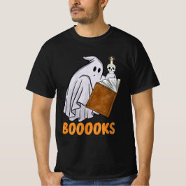 Halloween 2024: T shirt een spook in een boek