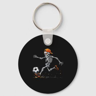 Halloween 2025 Grappige Skelet Voetbal Speler Sleutelhanger