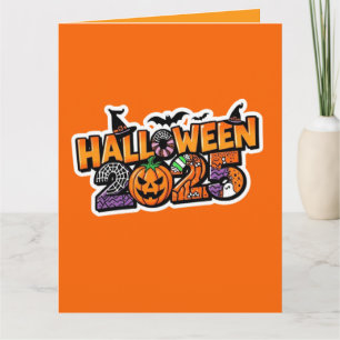 Halloween 2025 Magie – Feestelijke Pompoen Kaart