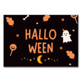 Halloween 2025 Tafel Kaart – Spooky Party Decorati (Voorkant)