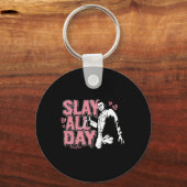 Halloween 2 Valentijnsdag Michael Myers Slay Alles Sleutelhanger (Voorkant)