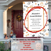 Halloween 2ème anniversaire invitation deuxième fa
