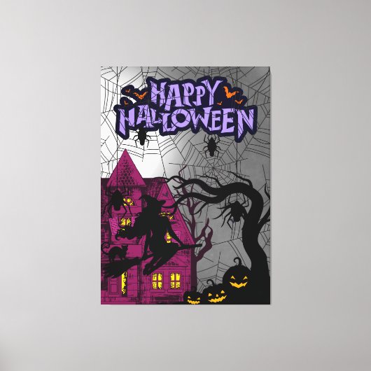 Halloween 3 canvas afdruk (Voorkant)