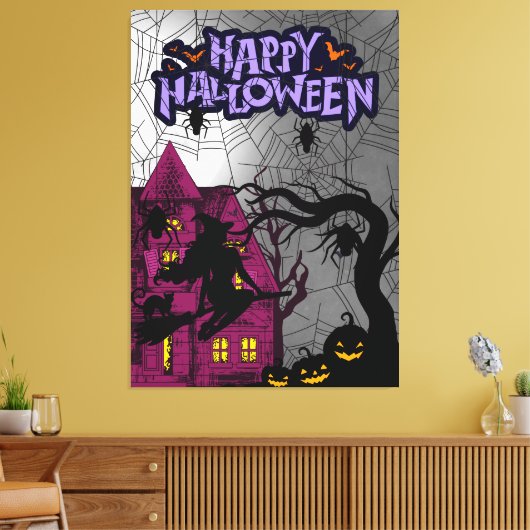 Halloween 3 canvas afdruk (Insitu (Woonkamer))